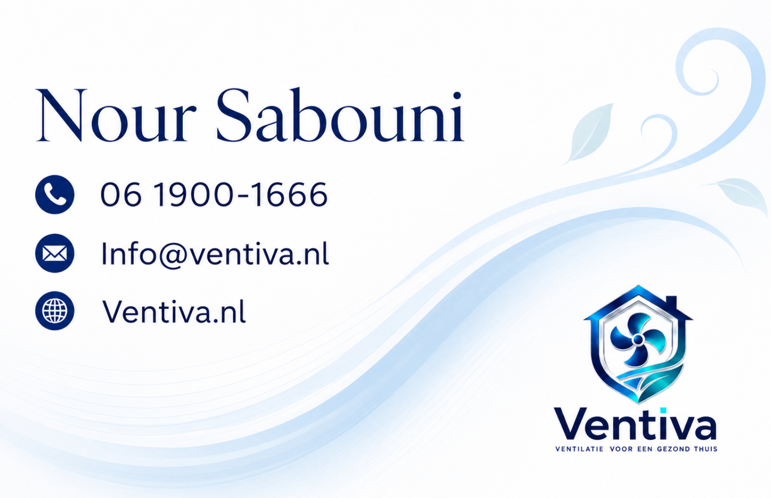 Contact opnemen met Ventiva voor ventilatieadvies