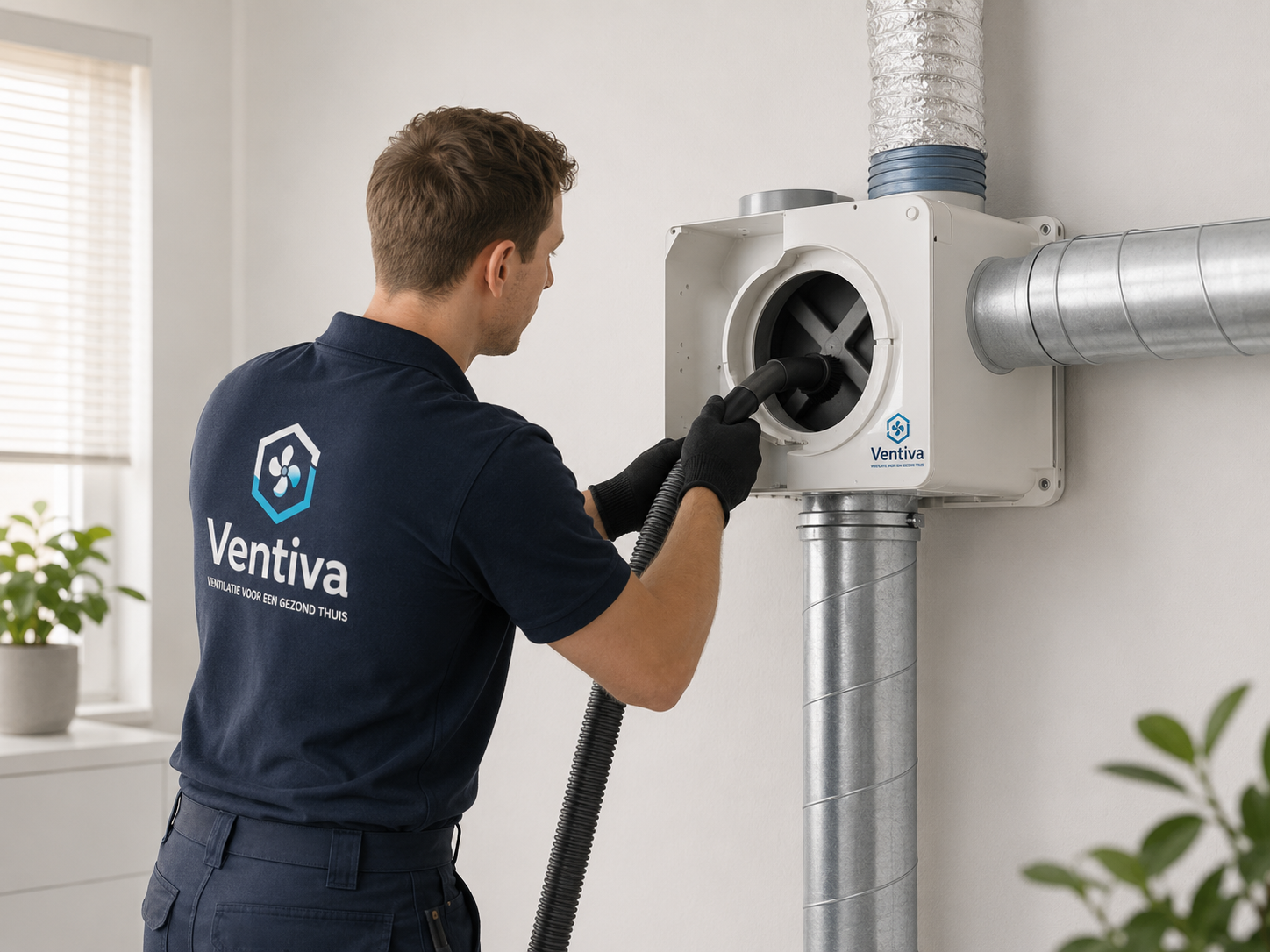 Controle en service van een ventilatiesysteem